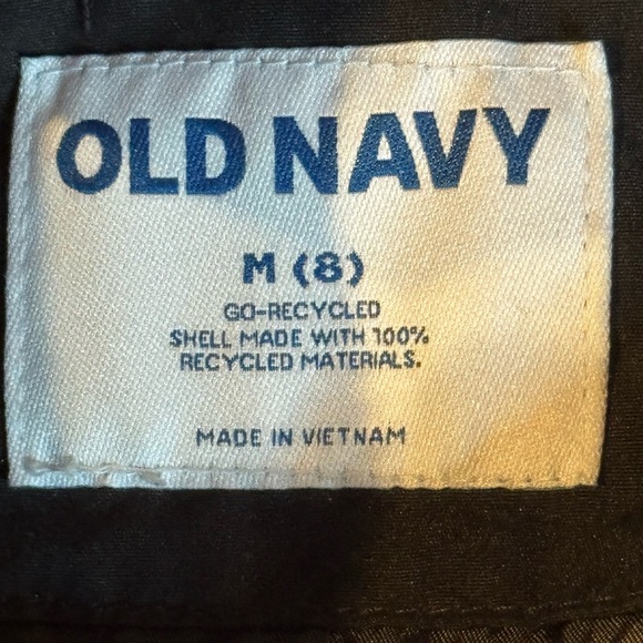 Old Navy 3-1 Black Winter Snow Jacket Boys Size 8 With Dual Closure Pockets Hood - Picture 6 of 15